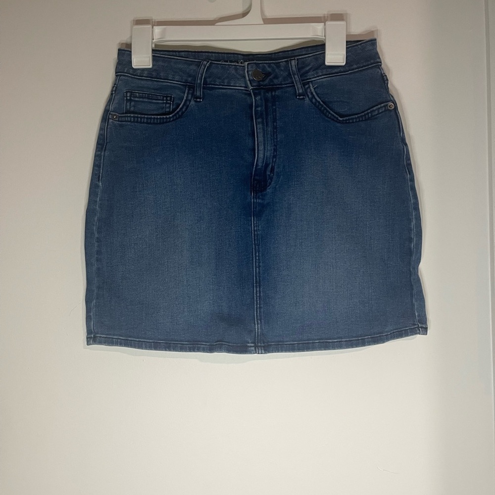 Calvin Klein Jeans Blue Mini Skirt